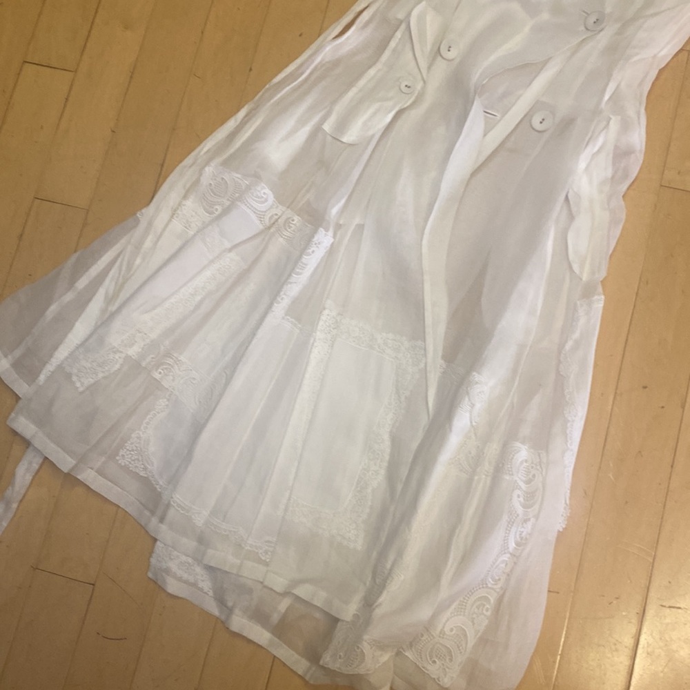 Comme des Garçon TAO linen trench dress M NWT - Picture 10 of 16